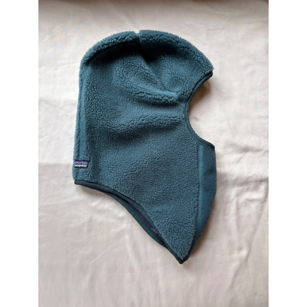 Rare Vintage 90s Patagonia Dark Green Fleece Balaclava Ski Mask (Made in USA)